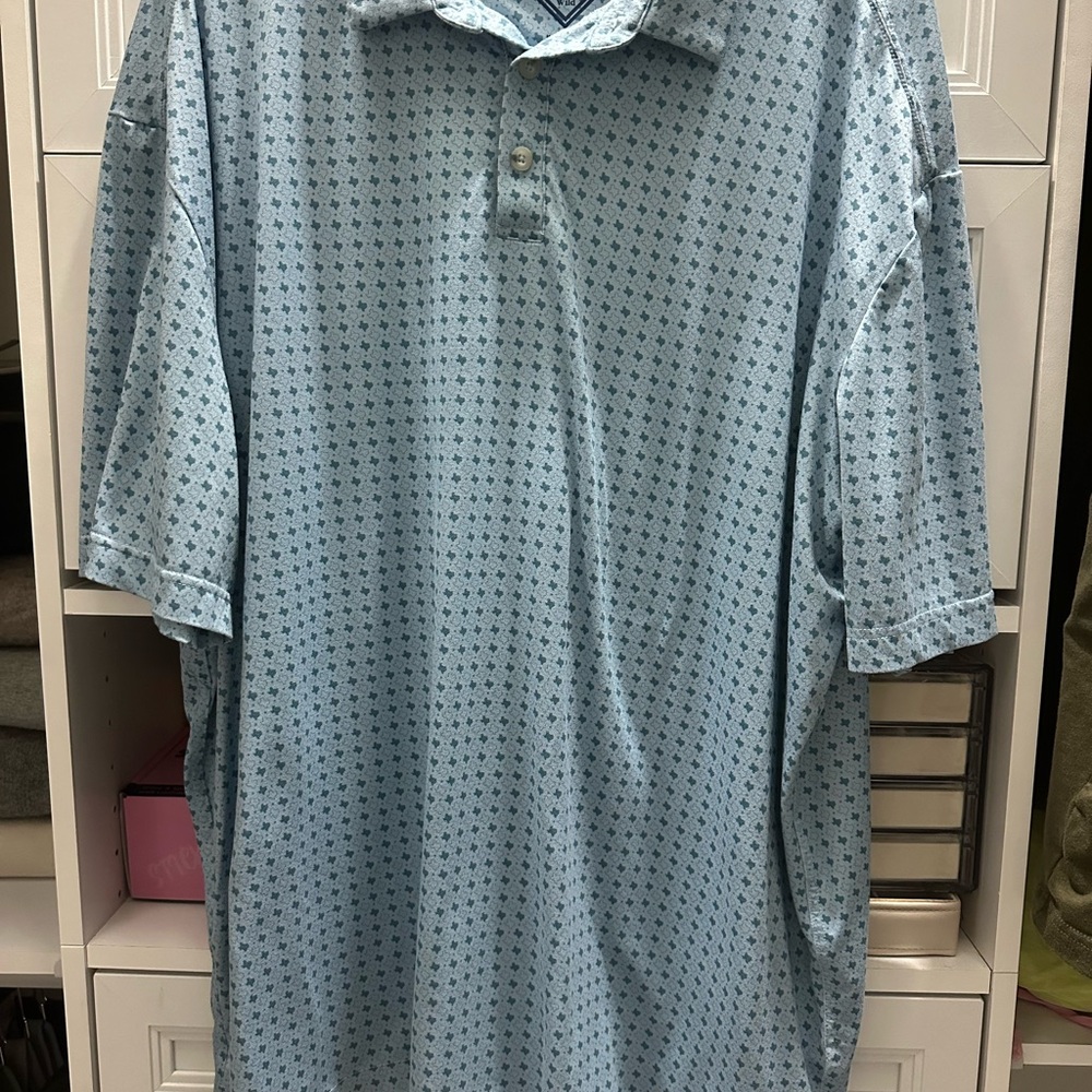 Burlebo Performance Polo - Texas Light Blue